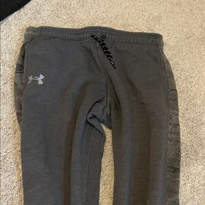 Under Armour Charcoal Sweatpants with Logo